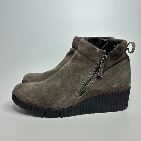 The FLEXX Women's Easy Does It Booties in Fango Suede - Picture 1 of 9